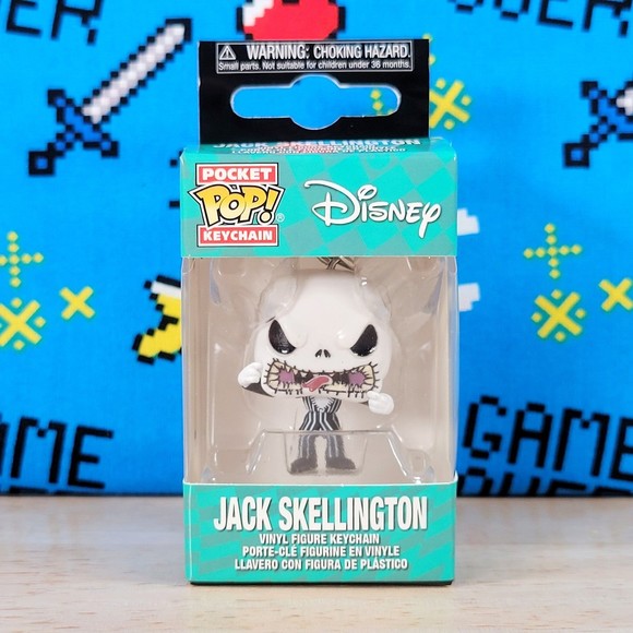 Funko PoP Disney Keychain Jack Skellington 2.5" The Nightmare Before Christmas - Picture 1 of 9